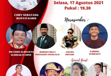 Bupati Karo Gelar Dialog Kebangsaan Merdeka Ditengah Pandemi 