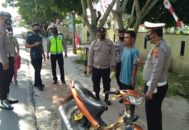 Polres Batu Bara Kembali Giat Operasi Yustisi Pencegahan Penyebaran Covid-19