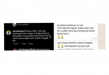 Respon Cepat Walikota dan Wawali Bengkulu Tuai Apresiasi Masyarakat