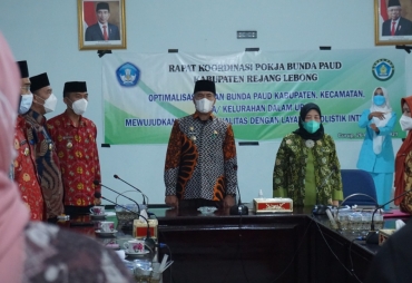 Bupati Syamsul Buka Rakor Pokja Bunda PAUD Kabupaten Rejang Lebong