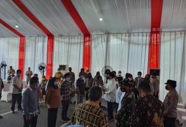 Airlangga Hartarto Uji Coba BTPKLW Rp1,2 Juta di Polrestabes Medan