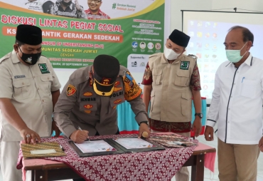 Diskusi Lintas Penggiat Sosial KSJ MoU Bersama Rumah Konstitusi Indonesia