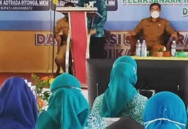 Ketua TP PKK Labuhanbatu Hadiri Pembukaan Kader Pembangunan Manusia