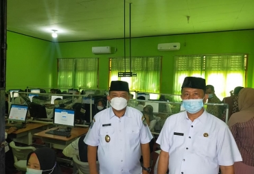 Wabup Laksanakan Pengawasan Dan Monitoring Seleksi P3K Di SMAN 1 Seluma