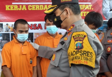 Terkait Pembakaran Rumah Polres Batu Bara Ciduk Warga Tanjung Tiram