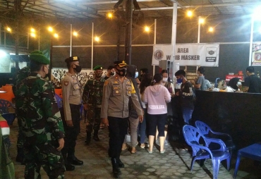 Polres Batubara Ops Yustisi Pelanggar Prokes Secara Humanis