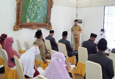 Lepas Kafilah STQ Gubernur Rohidin Pentingnya Percaya Diri Agar Tampil Maksimal