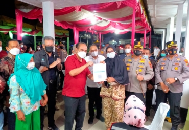 Wamendes PDTT: Gerakan Nasional Percepatan Vaksinasi di Sumut 4 Kabupaten