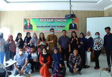 Kadis Kominfo Labuhanbatu Isi Kuliah Umum ULB