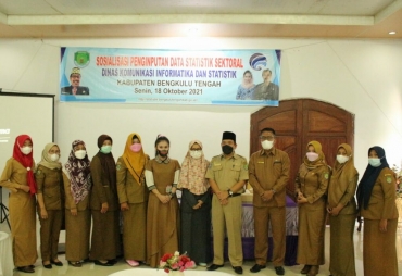 DISKOMFOTIK Bengkulu Tengah Gelar Sosialisasi Penginputan Data Statistik Sektoral