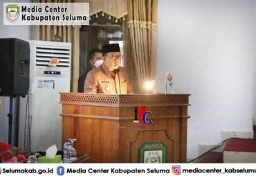 Rapat  Paripurna Pengantar Nota Keuangan RAPBD Kabupaten Seluma TA 2022