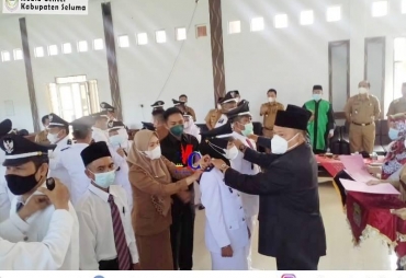 Bupati Seluma Lantik 24 Penjbat Kepala Desa Dan PAW BPD
