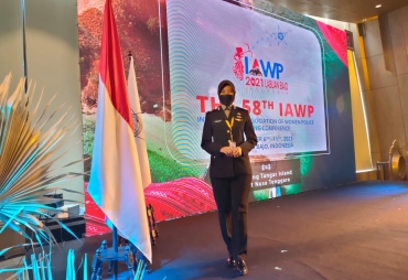 Polwan Polda Sumut Jadi Moderator International Assosiation of Women Police