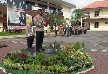 Wakapolrestabes Medan Pimpin Apel Zebra Toba 2021