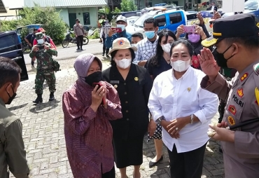 Mensos RI Tri Risma Kunker Ke Tanah Karo