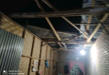 7 Rumah di Nibung Hangus Rusak Diterjang Angin Puting Beliung
