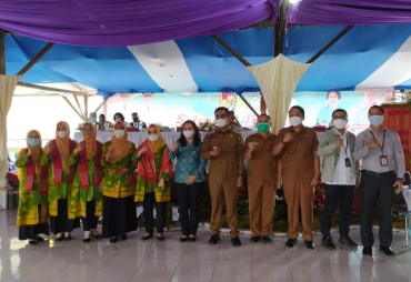 TP PKK Sumut Evaluasi Desa Pelaksana PAAR di Desa Semangat