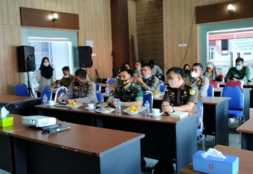 Pemkab BU Hadiri Rakor Antisipasi Lonjakan Covid-19 Nataru