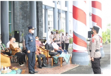 Menjelang Natal Dan Tahun Baru Polres Bersama Pemda Benteng Gelar Apel Pasukan Operasi Llilin  Nala Tahun 2021