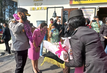 Polres Tanah Karo Gelar Sertijab Kapolres