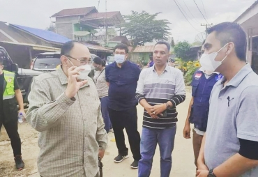 Tinjau Progres Penanganan Darurat Peningkatan Jalan LMD Ini Harapan Wabup Karo