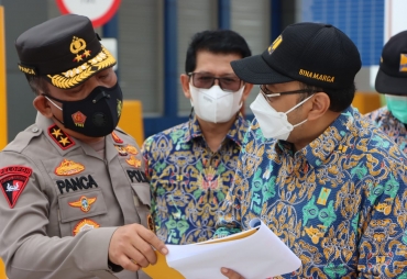 Hampir Rampung Kapolda Sumut Cek Tol Binjai-Stabat