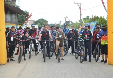 PSBC Gowes Bersama Bupati Labuhanbatu