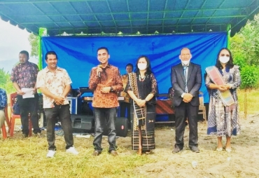 Wabup Karo Dan DPRD Hadiri Kebaktian Lanjutan Pembangunan GBKP Serumbia