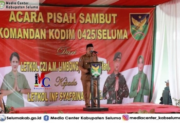 Pisah Sambut Komandan  Kodim 0425 Seluma 