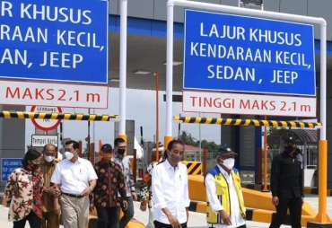 Presiden Jokowi Resmikan Jalan Tol Binjai-Langkat