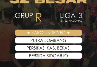Wabup Karo Ucapkan Selamat Karo United Lolos Babak 32 Besar Liga 3 Nasional