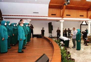 Gubsu Kukuhkan Pengurus TP PKK Sumut
