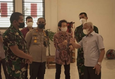 Sampaikan Ucapan Tahun Baru Imlek Bupati dan Forkopimda Kunjungi Vihara