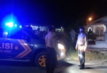 Polres Asahan Sampaikan Pesan Kamtibmas dan Prokes