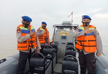 Polres Asahan Laksanakan Ops Yustisi di Perairan Bagan Asahan