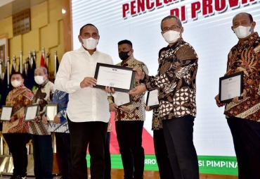 KPK Beri Nilai MCP 91,69 % Bagi Pemprovsu