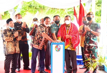 Resmikan Jembatan Sei Seruai Bupati Harap Bisa Tingkatkan Perekonomian Masyarakat