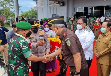 Kajati Sumut Sambut Kedatangan Pangdam I/BB