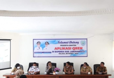 Pemkab Labuhanbatu Melalui BPD Lakukan Bimtek Dalam Penggunaan Aplikasi Qren