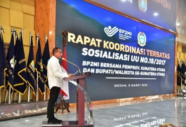Gubernur Sumut Gelar Rakor Terbatas Terkait Perlindungan Pekerja Migran Bagi TKI