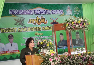 Bupati Karo Buka MTQ ke XX
