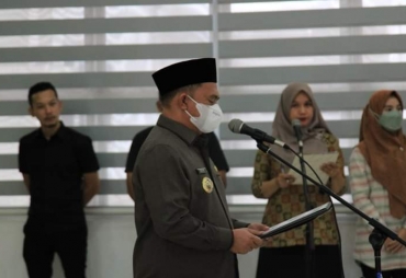 Bupati Labuhanbatu Lantik 12 Pejabat dan Harapkan Pejabat Berdedikasi