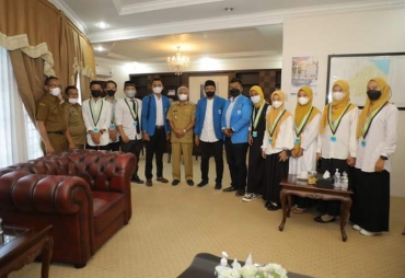 PC PMII Kabupaten Asahan Audiensi Dengan Bupati