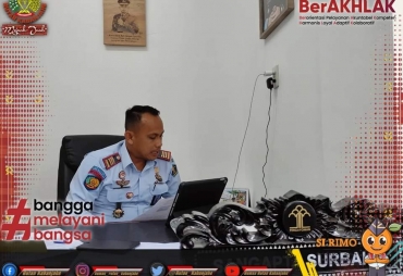 KPA Rutan Kabanjahe Ikuti Sosialisasi Reformulasi IKPA 2022