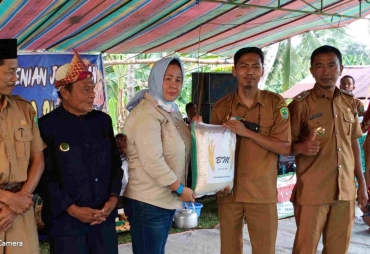 Jajaran Relation Pendopo Field Hadiri Sedekah Adat Benakat Minyak