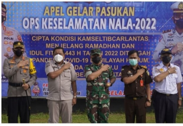 Bupati BU Hadiri Apel Gelar Pasukan Ops Keselamatan Nala 2022 