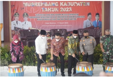 Wabup BU Buka Musrenbang RKPD Tahun 2023