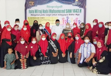 Bupati Seluma Hadir Di Peringatan Isra Mi'Raj Nabi Muhammad SAW Yang Diselenggarakan Oleh SWV 