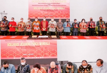 Bupati Karo Bersama 13 Kada Se-Sumut Tandatangani Nota Kesepahaman BPIP RI