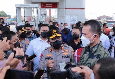 Kapolda Sumut Dampingi Menteri ESDM RI dan Dirut Pertamina Cek BBM